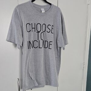 Gildan Gray 'Choose to Include' T-Shirt